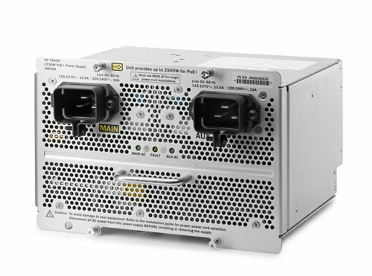 Блок питания HP 5400R 2750W PoE+ ZL2 Power Module