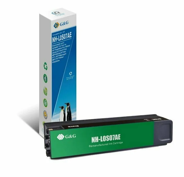 Картридж струйный G&G NH-L0S07AE черный 260 мл. для HP PageWide Pro 452dn/452dw/477dn/477dw MFP