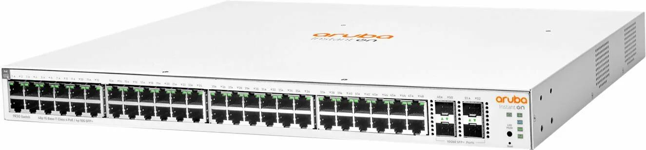 Коммутатор Aruba Instant On 1930 48G Class4 PoE 4SFP/SFP+ 370W Switch Коммутатор Aruba Instant On 1930 48G Class4 PoE 4SFP/SFP+ 370W Switch