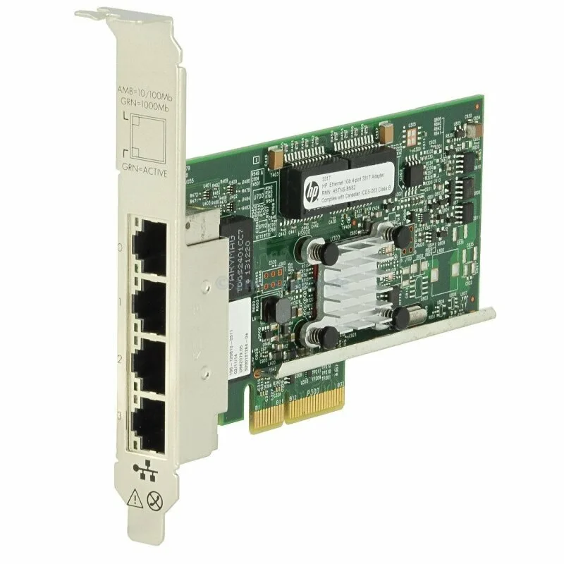 Сетевая карта 394793-B21, 012785-002 HP NC373F PCI-E Multifunction 1000SX Gigabit Svr Adapter Сетевая карта 394793-B21, 012785-002 HP NC373F PCI-E Multifunction 1000SX Gigabit Svr Adapter