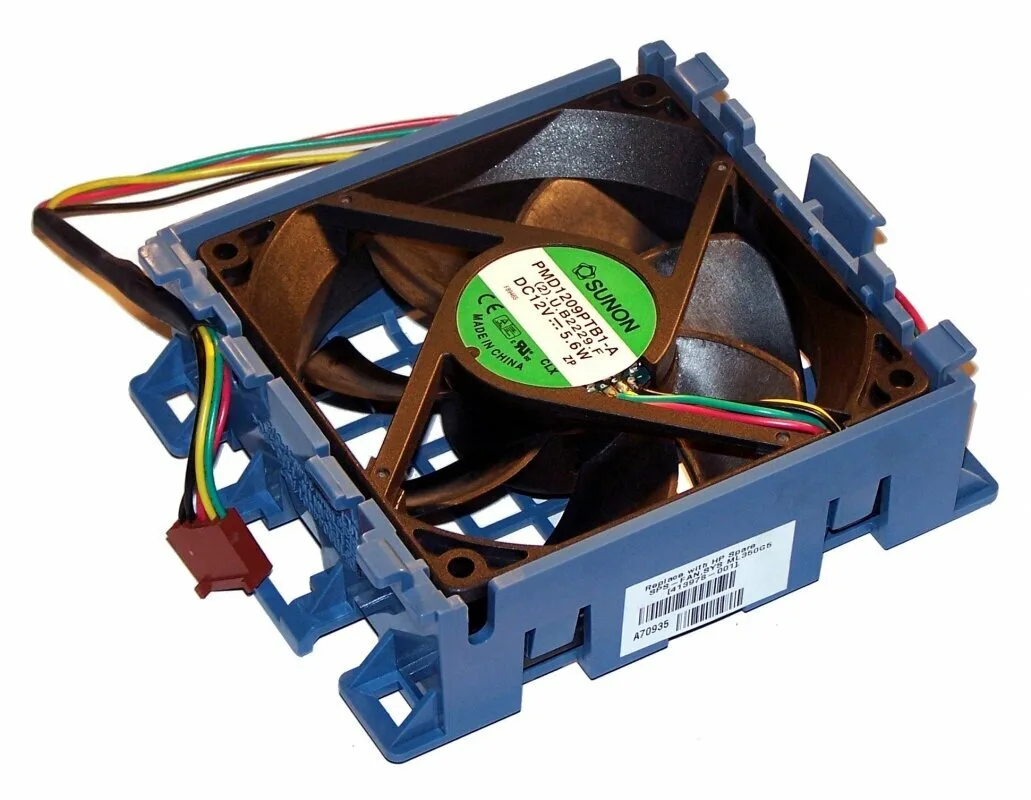 Вентилятор HP (Sunon) PMD1209PTB1-A 0,46A 36W 12v 4200 об/мин 77CFM 48dB 92x92x25mm для ML350G5(413978-001)