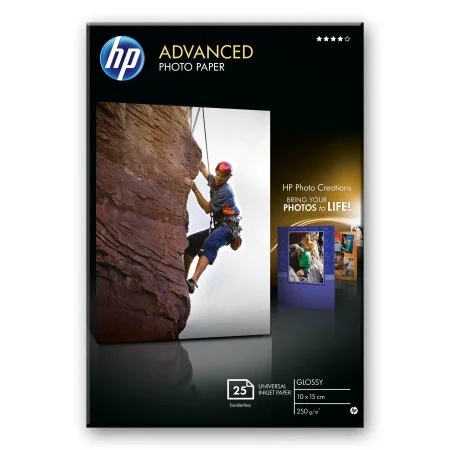 Бумага HP глянцевая улучшенная без полей фото 250 гр/ м2 – 10х15 см - 25 листов (Q8691A) Бумага HP глянцевая улучшенная без полей фото 250 гр/ м2 – 10х15 см - 25 листов (Q8691A)