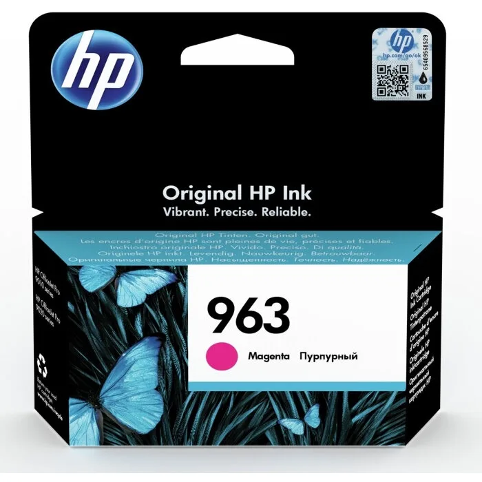 Картридж HP 963 струйный пурпурный (700 стр) (3JA24AE) Картридж HP 963 струйный пурпурный (700 стр) (3JA24AE)