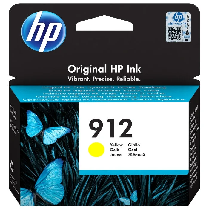 Картридж струйный HP 912 желтый 315 стр. (для HP OfficeJet 801x/802x) (3YL79AE) Картридж струйный HP 912 желтый 315 стр. (для HP OfficeJet 801x/802x) (3YL79AE)