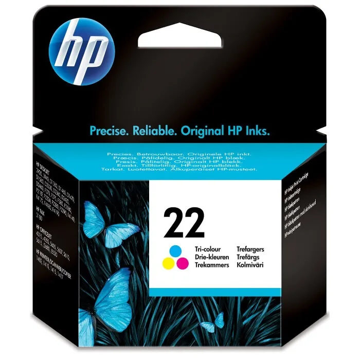 Картридж HP 22 , трёхцветный/ 165страниц (C9352AE) Картридж HP 22 , трёхцветный/ 165страниц (C9352AE)