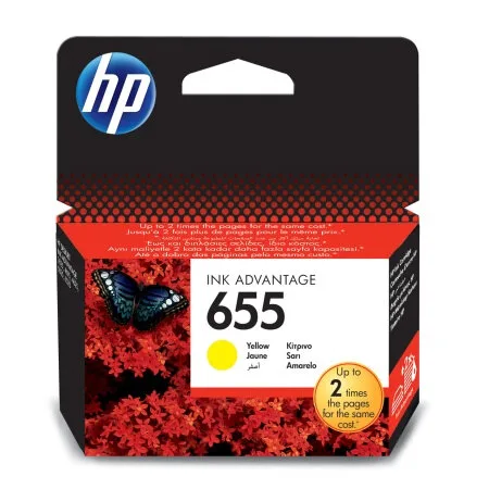Картридж HP 655, Желтый / 600 страниц (CZ112AE)
