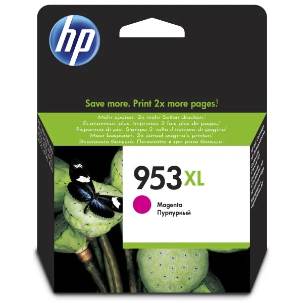 Картридж HP 953XL, Пурпурный / 1600 страниц (F6U17AE)