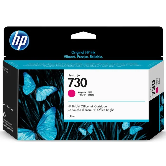 Картридж HP 730 струйный пурпурный (130 мл) (P2V63A) Картридж HP 730 струйный пурпурный (130 мл) (P2V63A)