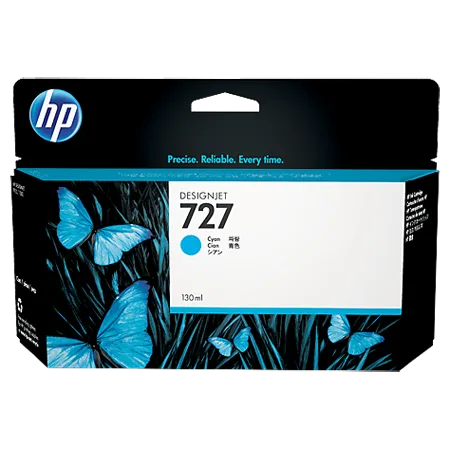 Картридж HP 727 с голубыми чернилами, 130 мл (B3P19A) Картридж HP 727 с голубыми чернилами, 130 мл (B3P19A)
