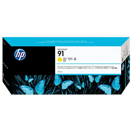 Картридж HP 91 желтый/ 775 мл (C9469A)