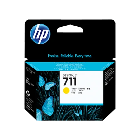 Картридж HP 711 с желтыми чернилами 29 мл (CZ132A) Картридж HP 711 с желтыми чернилами 29 мл (CZ132A)
