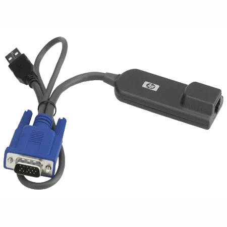 USB-адаптер интерфейса HP для KVM-консолей (AF628A) USB-адаптер интерфейса HP для KVM-консолей (AF628A)