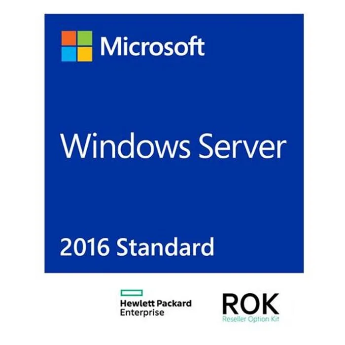 Дополнительная лицензия HPE Microsoft Server 2016 Standard (4 ядра) EMEA SW (871158-A21)