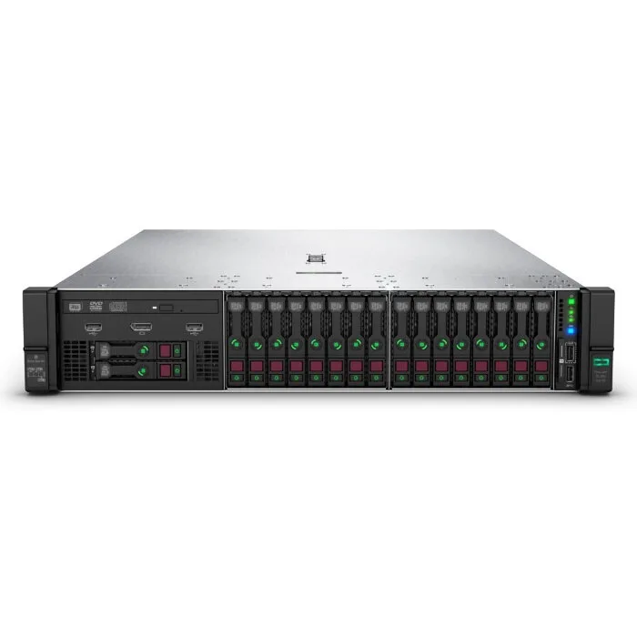 Сервер HPE Proliant DL380 Gen10/ 2x Xeon Gold 6130/ 64GB/ P408i-aFBWC (2GB/ RAID 0/1/10/5/50/6/60)/ noHDD (8/24+6up) SFF/ DVD-RW/ iLOadv/ 6HPFans/ 4x 1GbE/ 2x 10/25Gb 631 SFP/ EasyRK+CMA/ 2x 800W (879938-B21) Сервер HPE Proliant DL380 Gen10/ 2x Xeon Gold 6130/ 64GB/ P408i-aFBWC (2GB/ RAID 0/1/10/5/50/6/60)/ noHDD (8/24+6up) SFF/ DVD-RW/ iLOadv/ 6HPFans/ 4x 1GbE/ 2x 10/25Gb 631 SFP/ EasyRK+CMA/ 2x 800W (879938-B21)