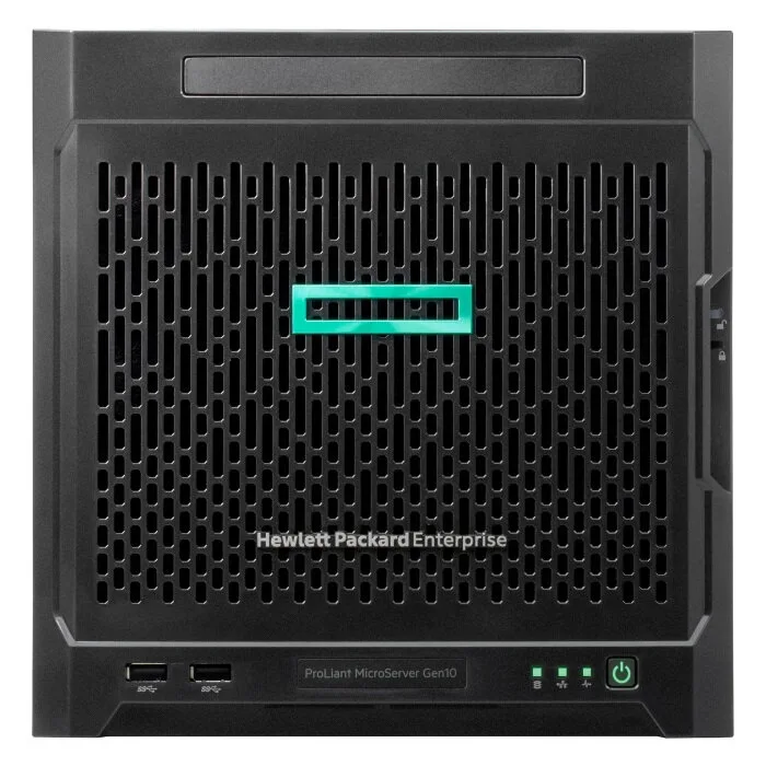 Сервер HPE ProLiant MicroServer Gen10/ Opteron X3216/ 8GB/ Marvell88SE9230 (SATA/ZM/RAID 0/1/10)/ 1TB (up4) LFF/ noODD/ 2x1GbEth/ PS200W(NHP) (870208-421)