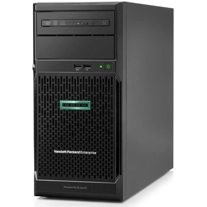 Сервер HPE Prolliant ML30 Gen10/ Xeon E-2124/ 8GB/ 2x 1TB (up 4LFF/8 SFF)/ S100i (RAID 0/1/5/10)/ DVD-RW/ 2x 1GbE/ 350W (P06761-001) Сервер HPE Prolliant ML30 Gen10/ Xeon E-2124/ 8GB/ 2x 1TB (up 4LFF/8 SFF)/ S100i (RAID 0/1/5/10)/ DVD-RW/ 2x 1GbE/ 350W (P06761-001)