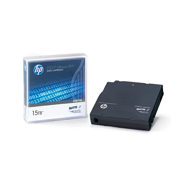 Картридж данных HPE LTO-7 Ultrium типа RW емкостью 15 Тбайт (C7977A) Картридж данных HPE LTO-7 Ultrium типа RW емкостью 15 Тбайт (C7977A)