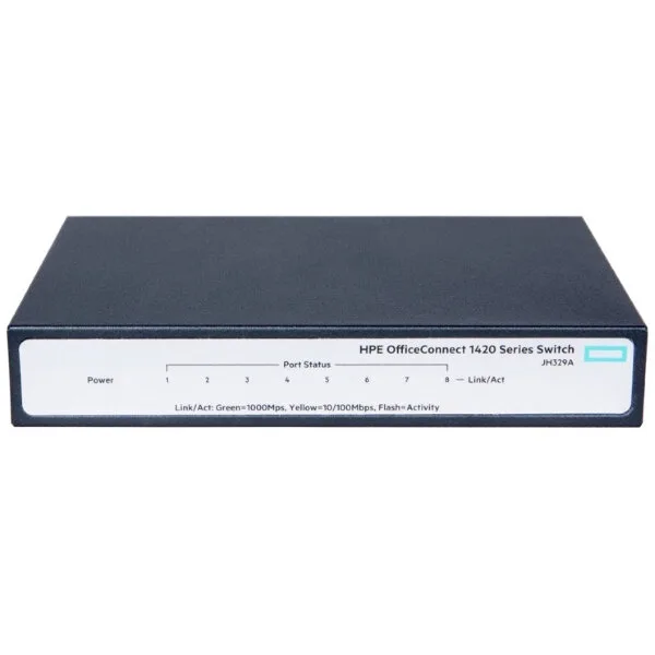 Коммутатор HPE OfficeConnect 1420, 8G (JH329A#ABB) Коммутатор HPE OfficeConnect 1420, 8G (JH329A#ABB)