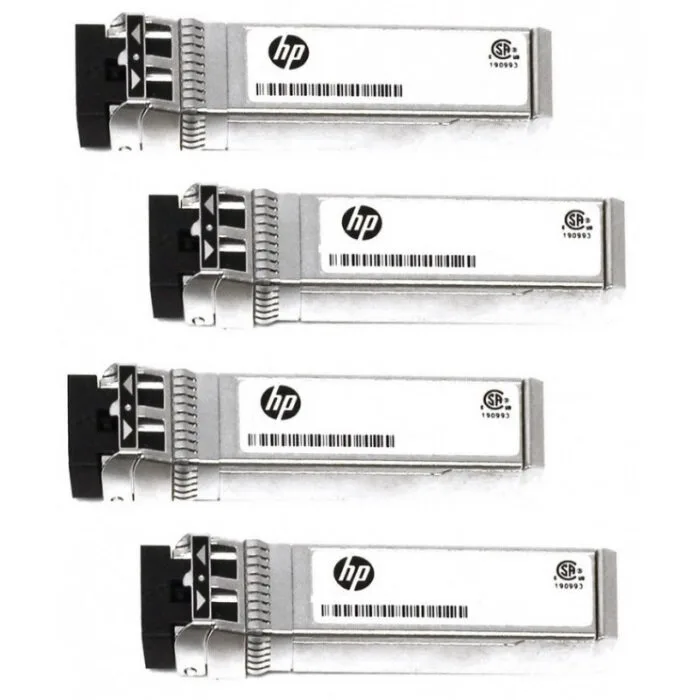 Трансивер HPE MSA 10 Гбит/с, iSCSI, SFP+, коротковолновый, 4 шт./уп (для MSA2050/2052) (Q1J00A, Q1J01A, Q1J02A, Q1J03A) (C8R25B)