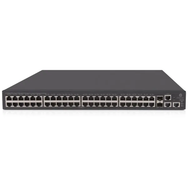 Коммутатор HP 1950-48G-2SFP+-2XGT-PoE+ Switch (48x10/100/1000 RJ-45 PoE+ + 2x1G/10G RJ-45 + 2x1G/10G SFP+, web-managed, PoE 370W, 19 Коммутатор HP 1950-48G-2SFP+-2XGT-PoE+ Switch (48x10/100/1000 RJ-45 PoE+ + 2x1G/10G RJ-45 + 2x1G/10G SFP+, web-managed, PoE 370W, 19