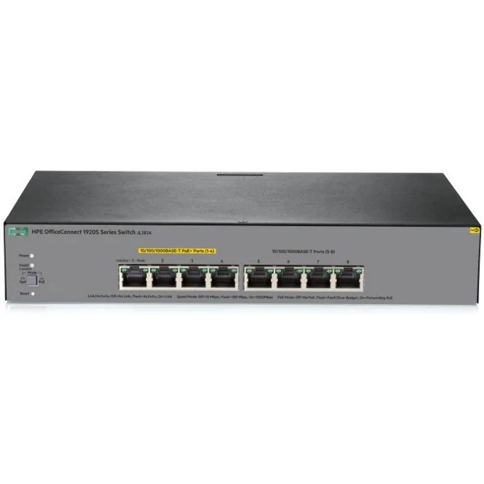 Коммутатор HPE 1920S 8G PPoE+ 65W Switch (JL383A#ABB) Коммутатор HPE 1920S 8G PPoE+ 65W Switch (JL383A#ABB)