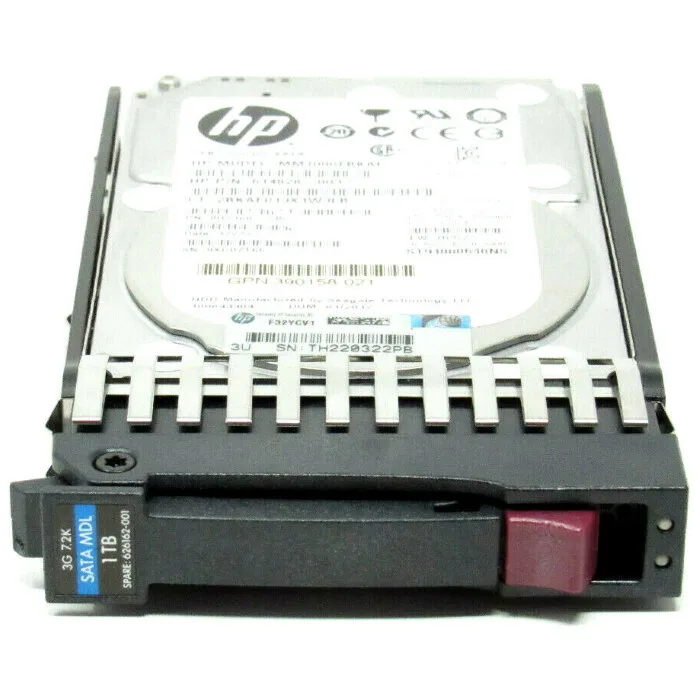 Жесткий диск для серверов HPE 1TB SFF, SATA, 7,2K 3G HP Midline (для Gen7) (626162-001B) Жесткий диск для серверов HPE 1TB SFF, SATA, 7,2K 3G HP Midline (для Gen7) (626162-001B)