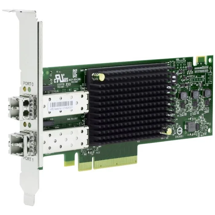 Адаптер HPE StoreFabric SN1200E 16 Гбит FC HBA 2 порта (Q0L14A) Адаптер HPE StoreFabric SN1200E 16 Гбит FC HBA 2 порта (Q0L14A)