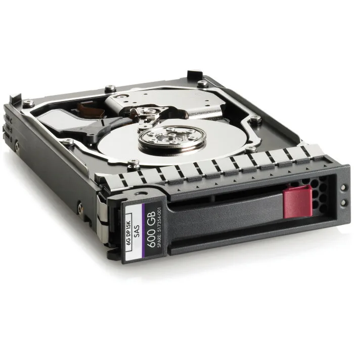 Жесткий диск для серверов HPE 600 Гб LFF SAS, 15K, 12G DP (для Gen7 и старше) (737574-001B)